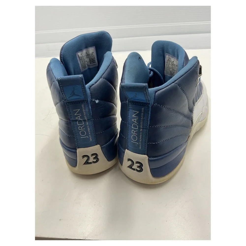 Nike Air Jordan‎ 12 Retro Indigo Stone Blue White Men's Size 8.5